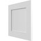 Ekena Millwork 12"W x 12"H True Fit PVC Flat Panel Shutters Sample, Unfinished SAMPLE-TFPFPUN - alternate 4